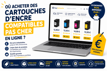 Où acheter des cartouches d’encre compatibles pas cher en ligne ?
