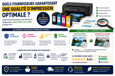 Quels fournisseurs garantissent une qualité d’impression optimale avec leurs cartouches compatibles ?