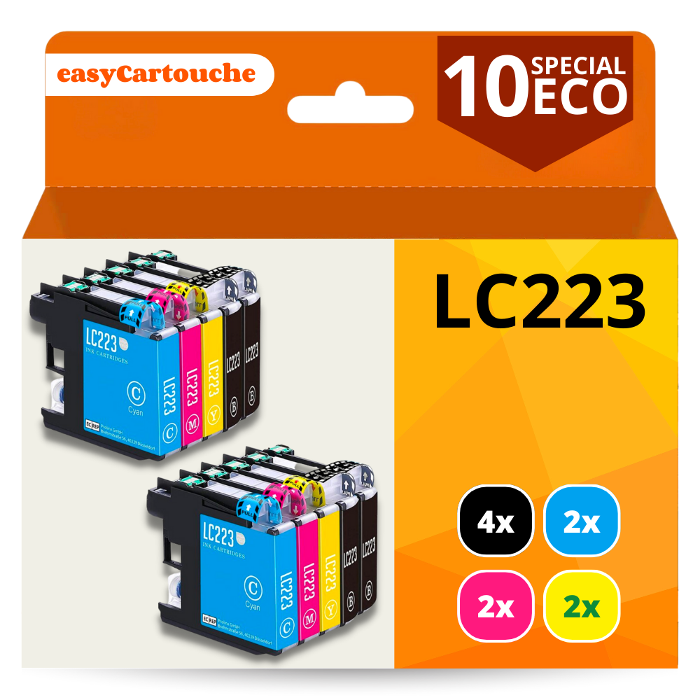 Cartouche Uprint B-223C compatible Brother LC223 (LC-223) Cyan